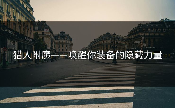 猎人附魔——唤醒你装备的隐藏力量