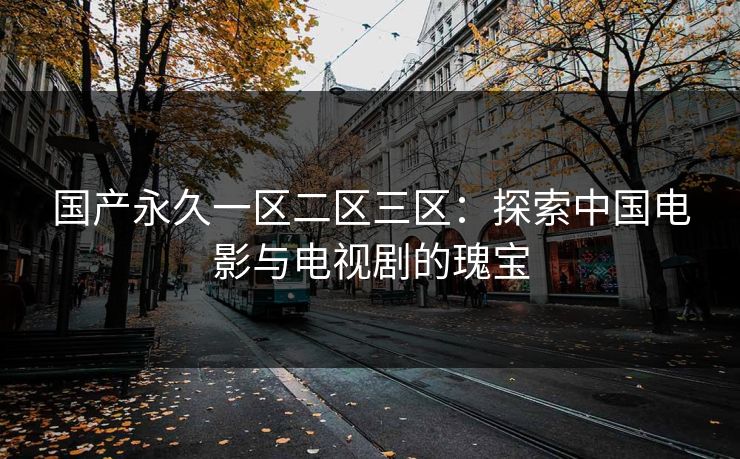 国产永久一区二区三区：探索中国电影与电视剧的瑰宝