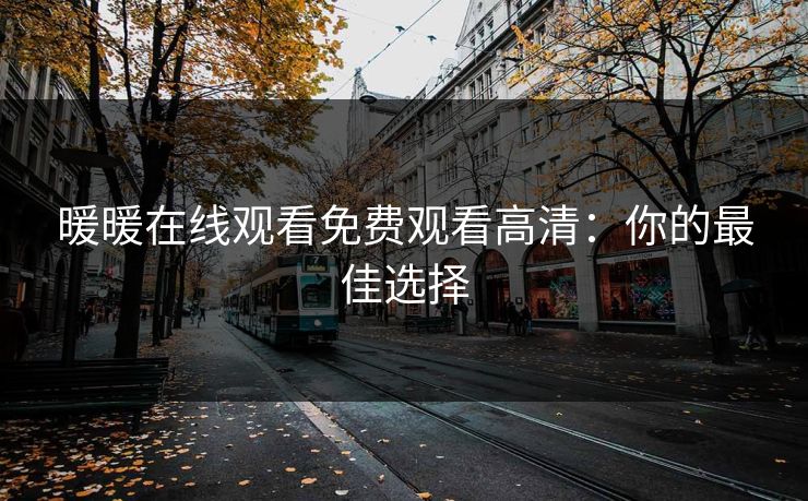 暖暖在线观看免费观看高清：你的最佳选择